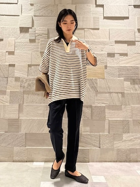 廣木真梨亜さん（レディース・158cm）の夏コーディネート