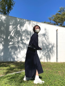 「NIKE（ナイキ）のナイキ アクア リフト ウィメンズシューズ / スニーカーサンダル / W NIKE AQUA RIFT（サンダル）」を使った、yuiponさん（レディース・149cm）の秋コーディネート