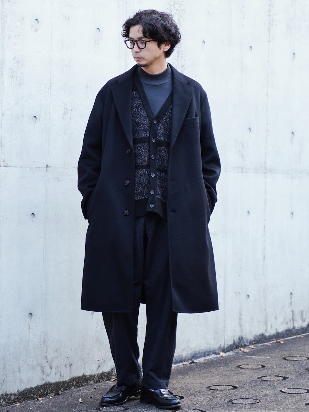 niko and（ニコアンド）の「フェアアイルニットカーディガン