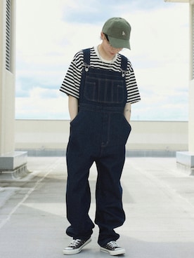 「BOYSHE（ボーイシー）のアイテム（帽子）」を使った、BOYSHEさん（レディース・161cm）の夏コーディネート