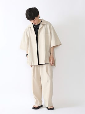 「BOYSHE（ボーイシー）のアイテム（アクセサリー）」を使った、BOYSHEさん（レディース・161cm）の夏コーディネート