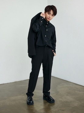 「スーツ」｜BOYSHEさん（レディース・156cm）の秋コーディネート