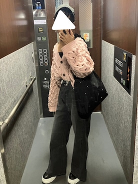 「重ね着ベストシーズン」｜「アイテム（キャップ）」を使った、Kurumiさん（レディース・160cm）の秋コーディネート