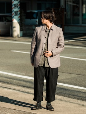 「FRANK LEDER（フランクリーダー）のアイテム（ジャケット/アウター）」を使った、よーへーさん（メンズ・173cm）の冬コーディネート
