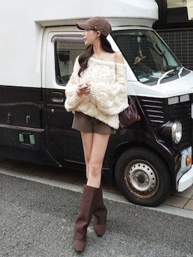 「アイテム（その他）」を使った、karenさん（レディース・163cm）の秋コーディネート