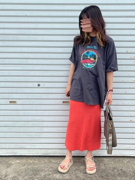 「Discoat」｜「アイテム（トートバッグ）」を使った、kie♡さん（レディース・159cm）の夏コーディネート