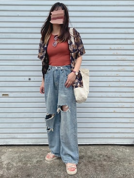 kie♡さん（レディース・159cm）の夏コーディネート