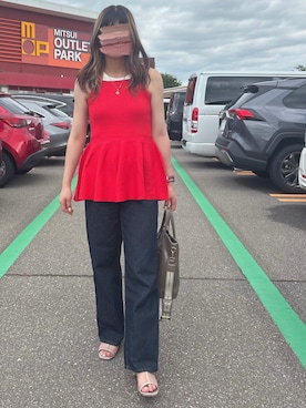 「BAYFLOW（ベイフロー）のアイテム」を使った、kie♡さん（レディース・159cm）の夏コーディネート