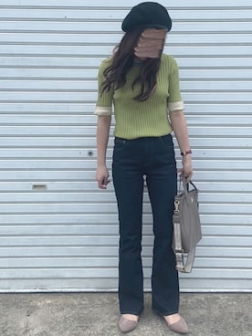「SENSE OF PLACE by URBAN RESEAR」｜「アイテム（アクセサリー）」を使った、kie♡さん（レディース・159cm）の春コーディネート