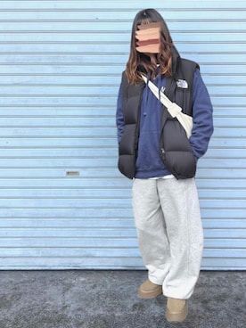 「MFC STORE（エムエフシーストア）のアイテム」を使った、kie♡さん（レディース・159cm）の冬コーディネート