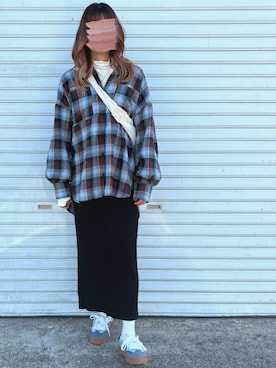 「チェック柄」｜kie♡さん（レディース・159cm）の秋コーディネート