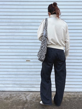 「アイテム（ジャージ）」を使った、kie♡さん（レディース・159cm）の冬コーディネート