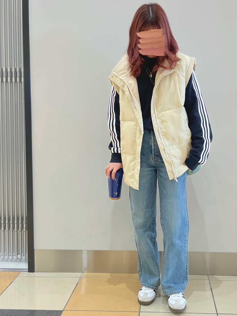 kie♡さんの「限定展開 adidas/アディダス アディカラー クラシックス スリーストライプス クルーネック（FREAK'S STORE）」を使ったコーディネートの1枚目の写真
