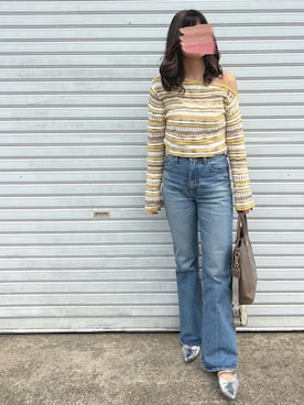 「MOUSSY（マウジー）のアイテム」を使った、kie♡さん（レディース・159cm）の春コーディネート