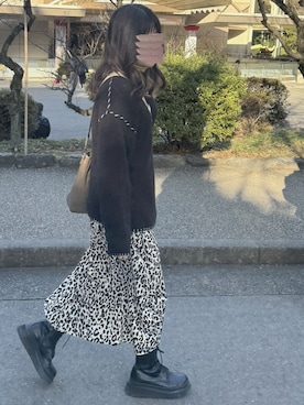 「黒ニット」｜kie♡さん（レディース・159cm）の冬コーディネート