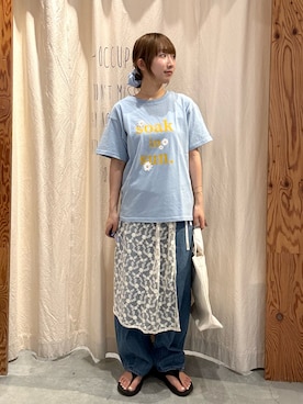 「アイテム（スカート）」を使った、ぽんずさん（レディース・157cm・20代）の夏コーディネート
