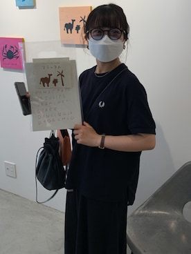 「UNITED ARROWS（ユナイテッドアローズ）のアイテム（ピアス（両耳用））」を使った、さくらさん（レディース・152cm）の夏コーディネート