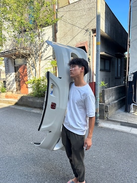 「HONDA（ホンダ）のアイテム」を使った、kurage19450721さん（メンズ・171cm）の秋コーディネート