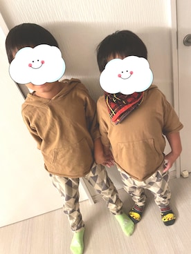 haasaさん(キッズ・120cm)の秋コーディネート