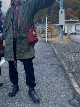「Carhartt（カーハート）のアイテム（ジャケット/アウター）」を使った、いけぽんぬさん（レディース・163cm）の秋コーディネート