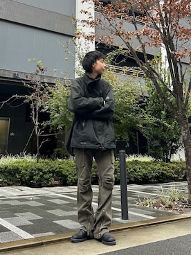 「NIKE（ナイキ）のアイテム（ダウンジャケット/コート）」を使った、ｼｭｳさん（メンズ・170cm）の秋コーディネート