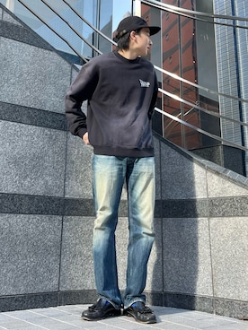 「低身長男子」｜ｼｭｳさん（メンズ・170cm）の冬コーディネート