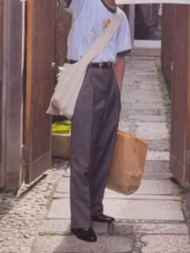 「Chikashitsu +（チカシツプラス）のアイテム（ブーツ）」を使った、しょうたさん（メンズ・168cm）の夏コーディネート