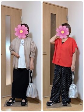 「studio CLIP（スタディオクリップ）のアイテム」を使った、こすもすさん（レディース・150cm）の冬コーディネート