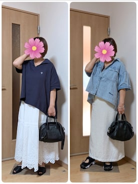 「GLOBAL WORK（グローバルワーク）のアイテム（トップス）」を使った、こすもすさん（レディース・150cm）の冬コーディネート