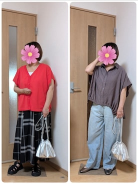 「studio CLIP（スタディオクリップ）のアイテム」を使った、こすもすさん（レディース・150cm）の冬コーディネート