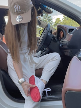 「キャップ女子」｜𝚔𝚊𝚑𝚘𝟹𝟼𝟿さん（レディース・154cm）の秋コーディネート