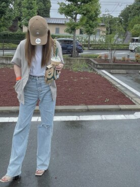 「キャップ女子」｜𝚔𝚊𝚑𝚘𝟹𝟼𝟿さん（レディース・154cm）の秋コーディネート