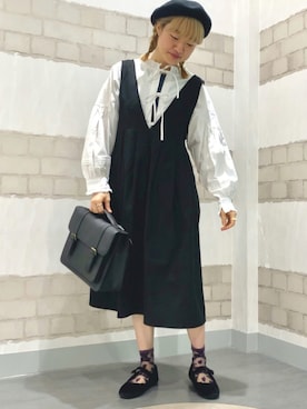 佑さん(レディース・161cm)の秋コーディネート