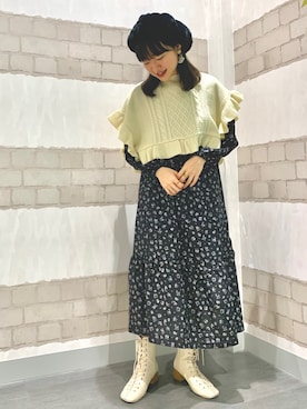 佑さん（レディース・161cm）の秋コーディネート