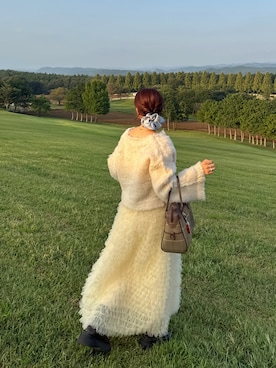 「アイテム（ドレス）」を使った、honokaさん（レディース・165cm）の秋コーディネート