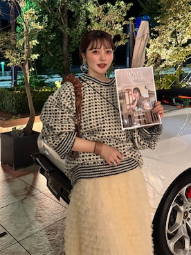 「アイテム（ドレス）」を使った、honokaさん（レディース・163cm）の秋コーディネート
