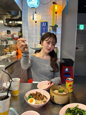 「efill（エフィル）のアイテム」を使った、honokaさん（レディース・163cm）の冬コーディネート