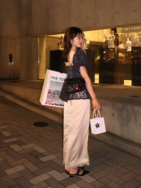 「Olu.（オルドット）のアイテム」を使った、honokaさん（レディース・163cm）の夏コーディネート