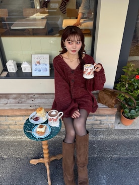 「アイテム（アンサンブル）」を使った、honokaさん（レディース・163cm）の冬コーディネート