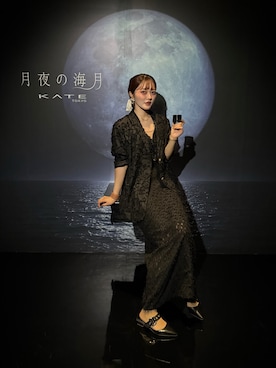 「アイテム（つなぎ/オールインワン）」を使った、honokaさん（レディース・163cm）の秋コーディネート