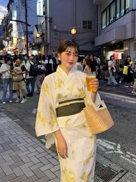 「アイテム（水着/着物・浴衣）」を使った、honokaさん（レディース・163cm・20代）の夏コーディネート