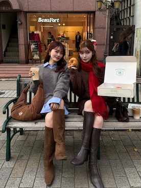 honokaさん（レディース・163cm）の秋コーディネート