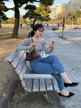 「efill（エフィル）のアイテム」を使った、honokaさん（レディース・163cm）の冬コーディネート