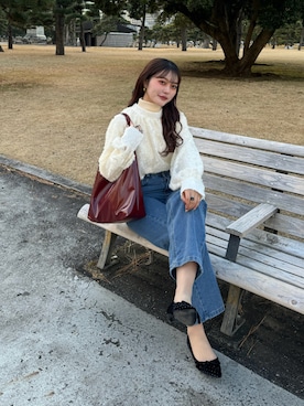 「efill（エフィル）のアイテム」を使った、honokaさん（レディース・163cm）の春コーディネート