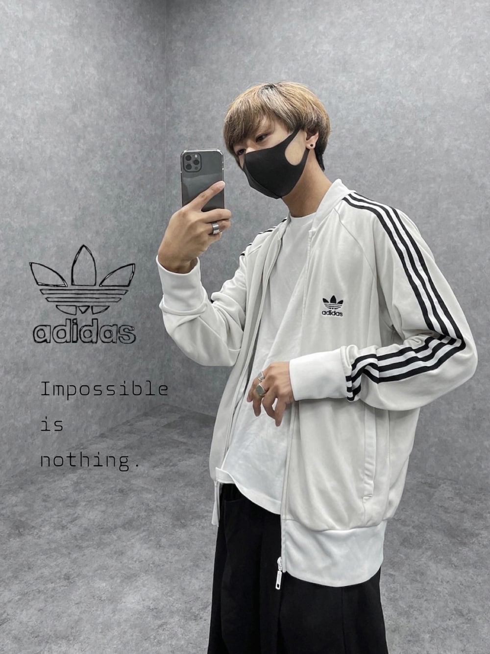 ぬぬーしゅ｜adidasのジャージを使ったコーディネート - WEAR