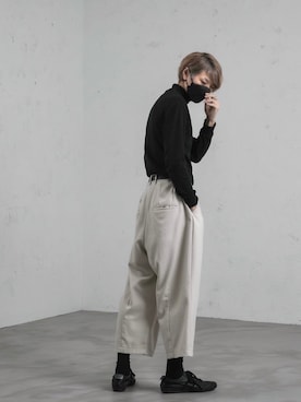 「epnok」｜「アイテム（その他）」を使った、ぬぬーしゅさん（メンズ・172cm）の春コーディネート