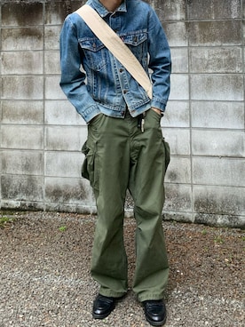 「H&M（エイチ・アンド・エム）のアイテム（ローファー）」を使った、なるさん（メンズ・183cm）の春コーディネート