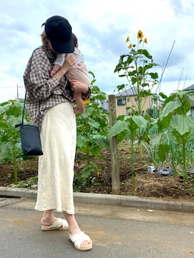 「To the sea（トゥーザシー）のアイテム」を使った、　　　mii♡さん（レディース・163cm）の夏コーディネート