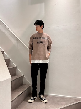 「ABAHOUSE（アバハウス）のアイテム」を使った、Takumaさん（メンズ・175cm）の冬コーディネート