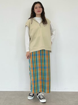 yuki☺︎さん（レディース・165cm）の春コーディネート